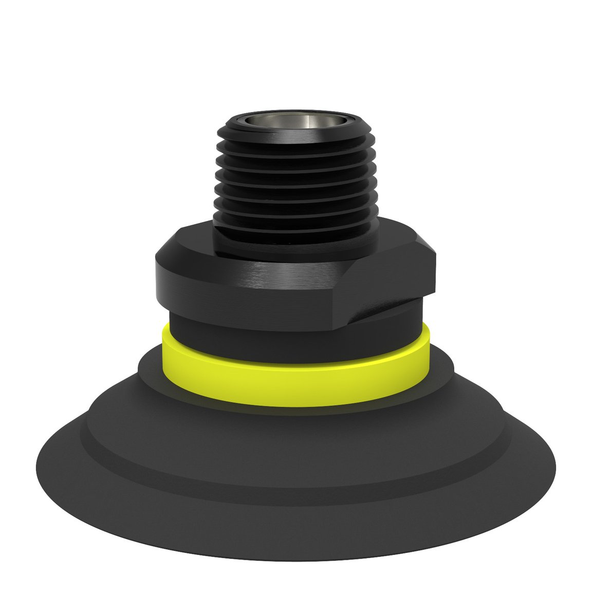 Suction cup F50-2 Nitrile-PVC, NPT3/8" male, with mesh filter