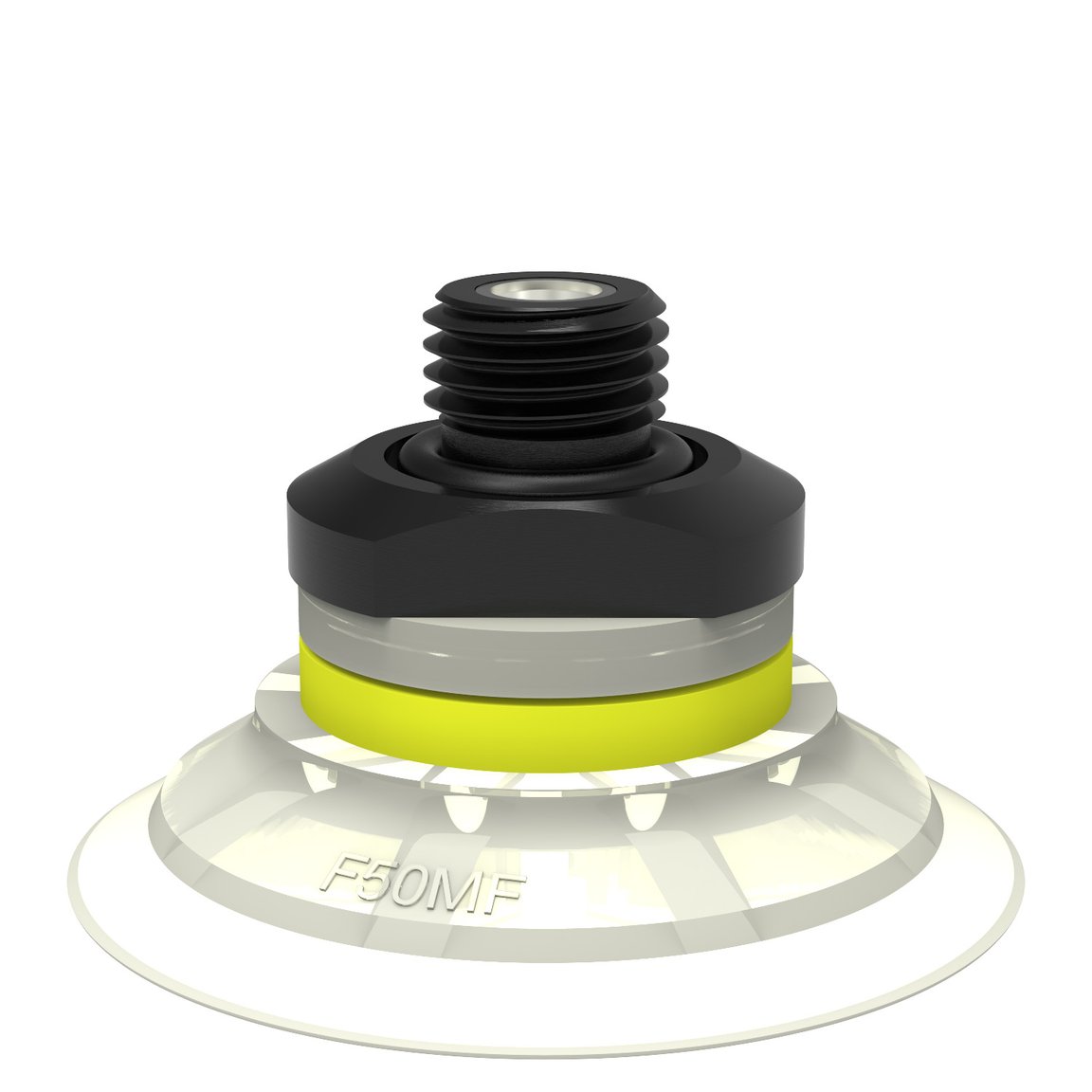 Suction cup F50MF Thermoelastic polyurethane, G1/4" male, with mesh filter - 1