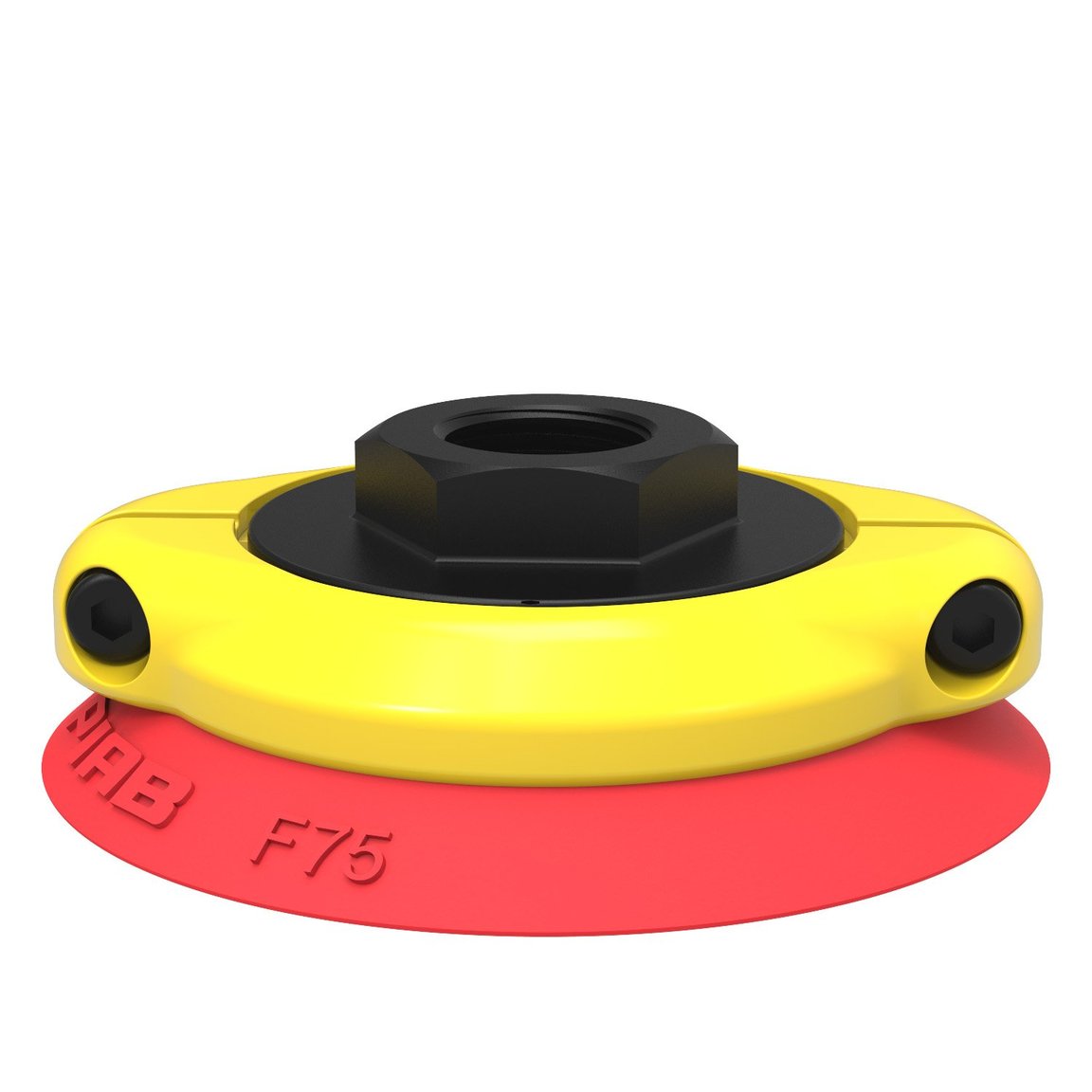 Suction cup F75 Silicone, G3/8" female, with mesh filter - 1