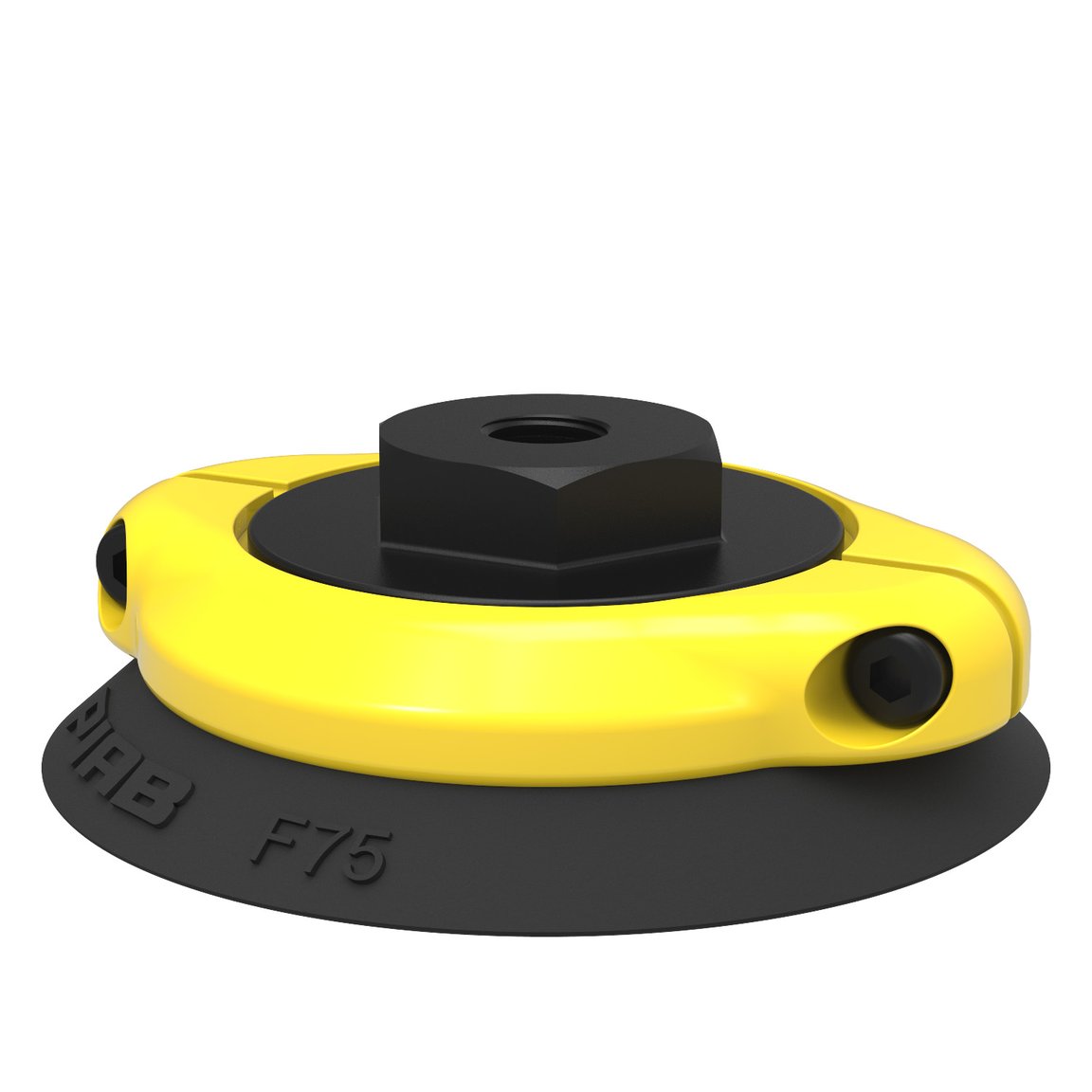 Suction cup F75 Nitrile-PVC, 1/8" NPSF female, with mesh filter - 1
