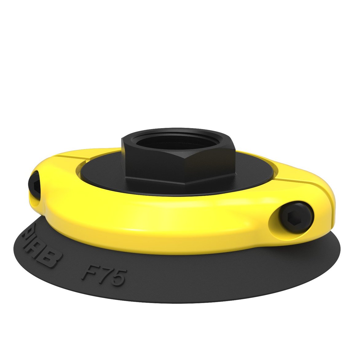 Suction cup F75 Nitrile-PVC, G1/2" female, with mesh filter - 1