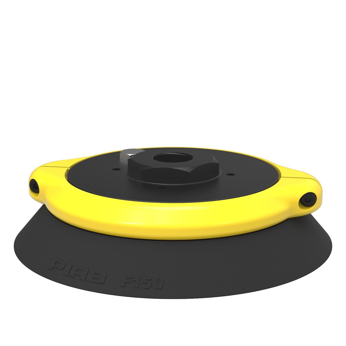 Suction cup F150 Nitrile-PVC, G1/2" female, clamp ring with mesh filter - 1