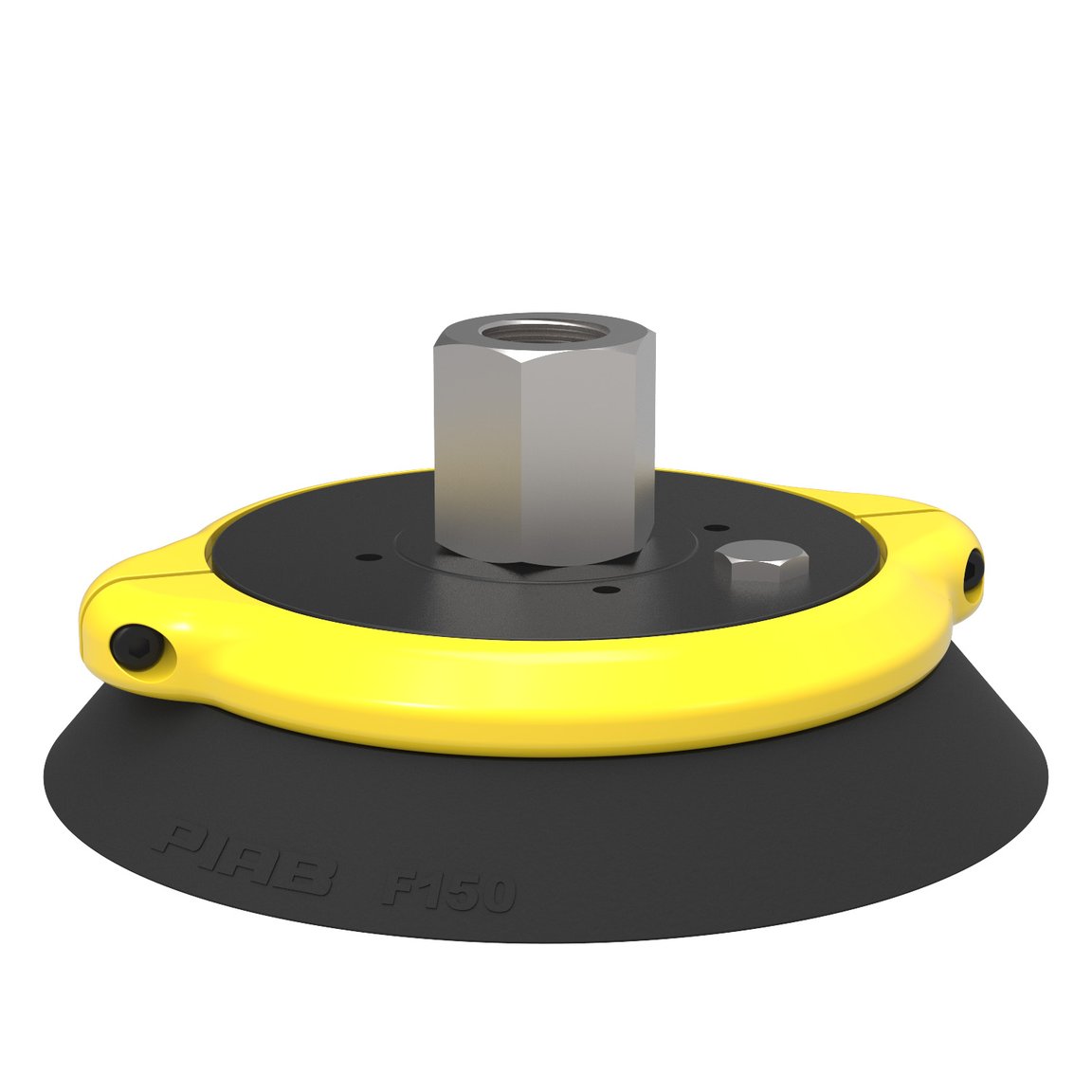 Suction cup F150 Nitrile-PVC, G1/2" female, with cone valve - 1
