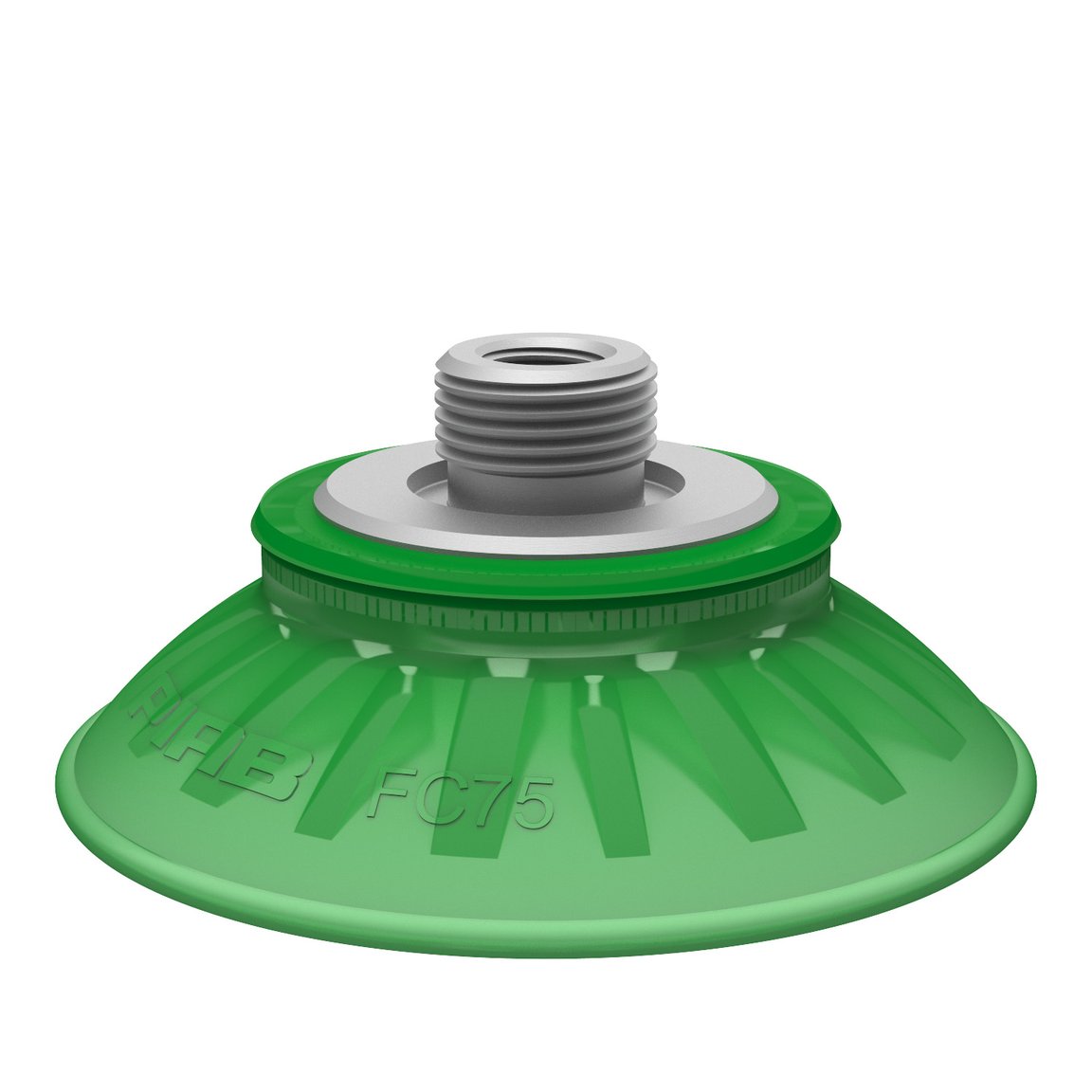 Suction cup FC75P Polyurethane 60, G3/8" male - 1/8" NPSF female