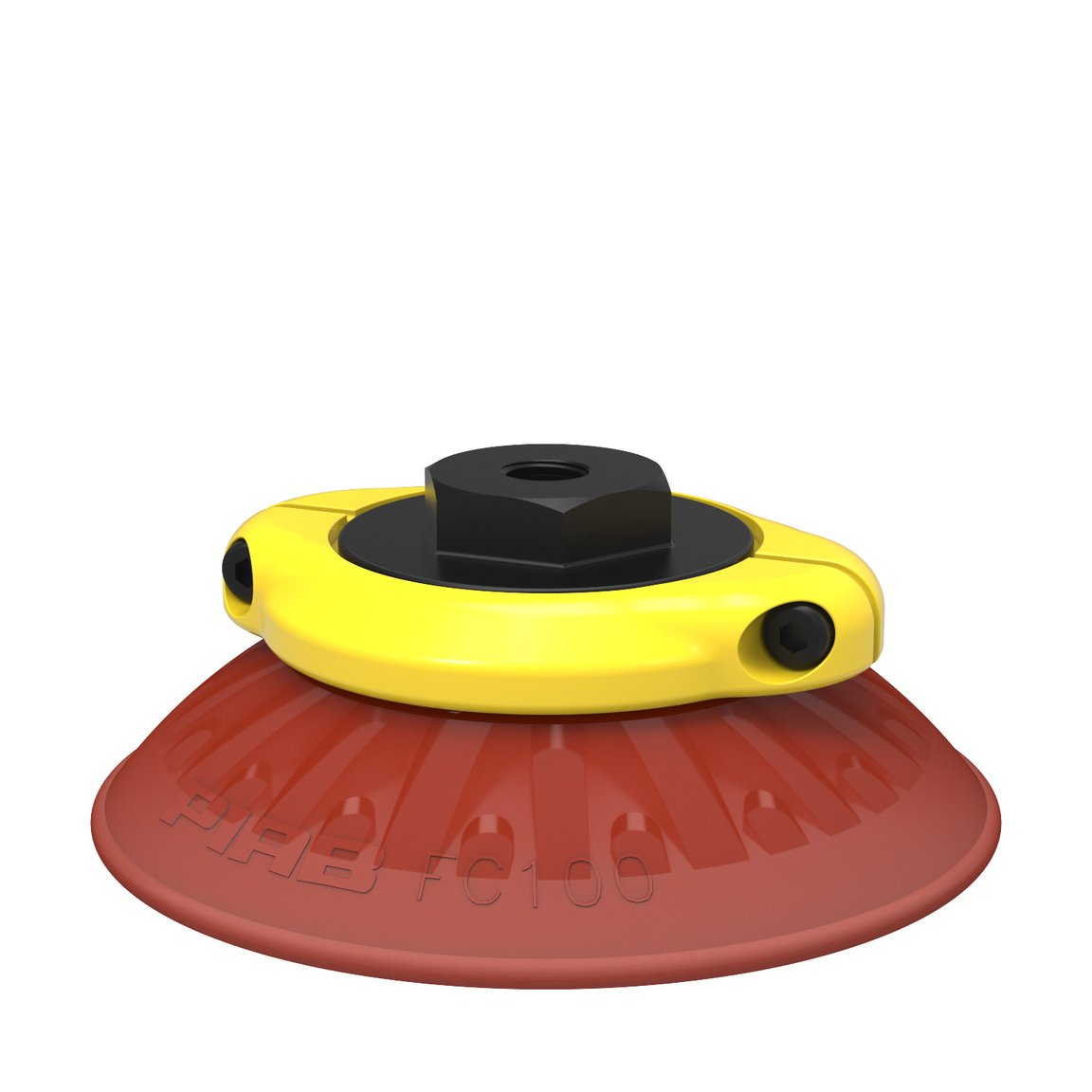 Suction cup FC100P Polyurethane 40, 1/8" NPSF female, with mesh filter - 1