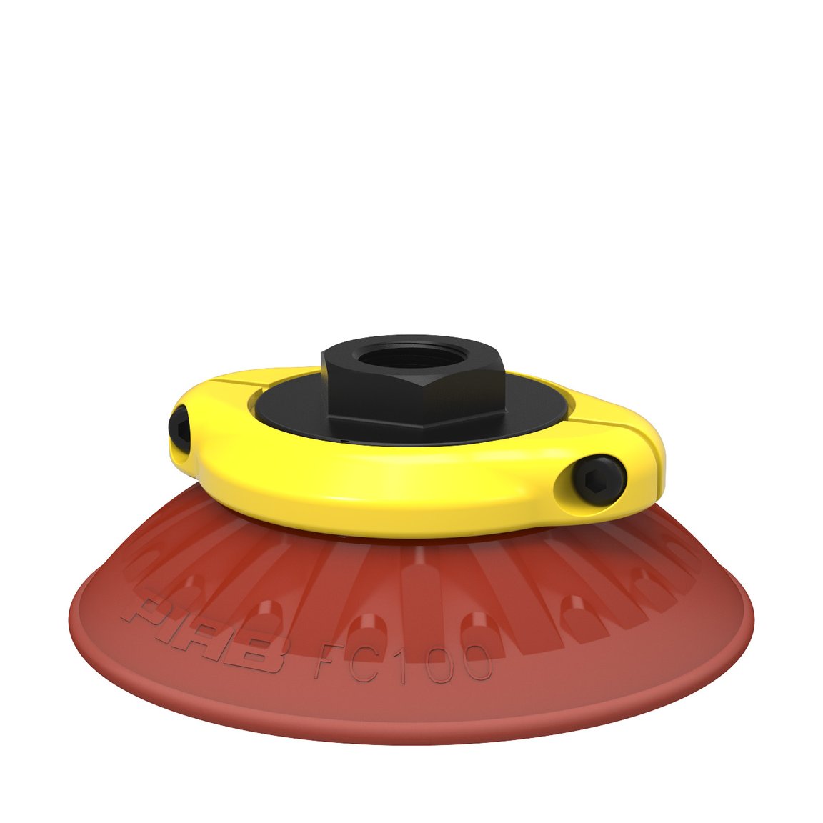 Suction cup FC100P Polyurethane 40, G3/8" female, with mesh filter - 1