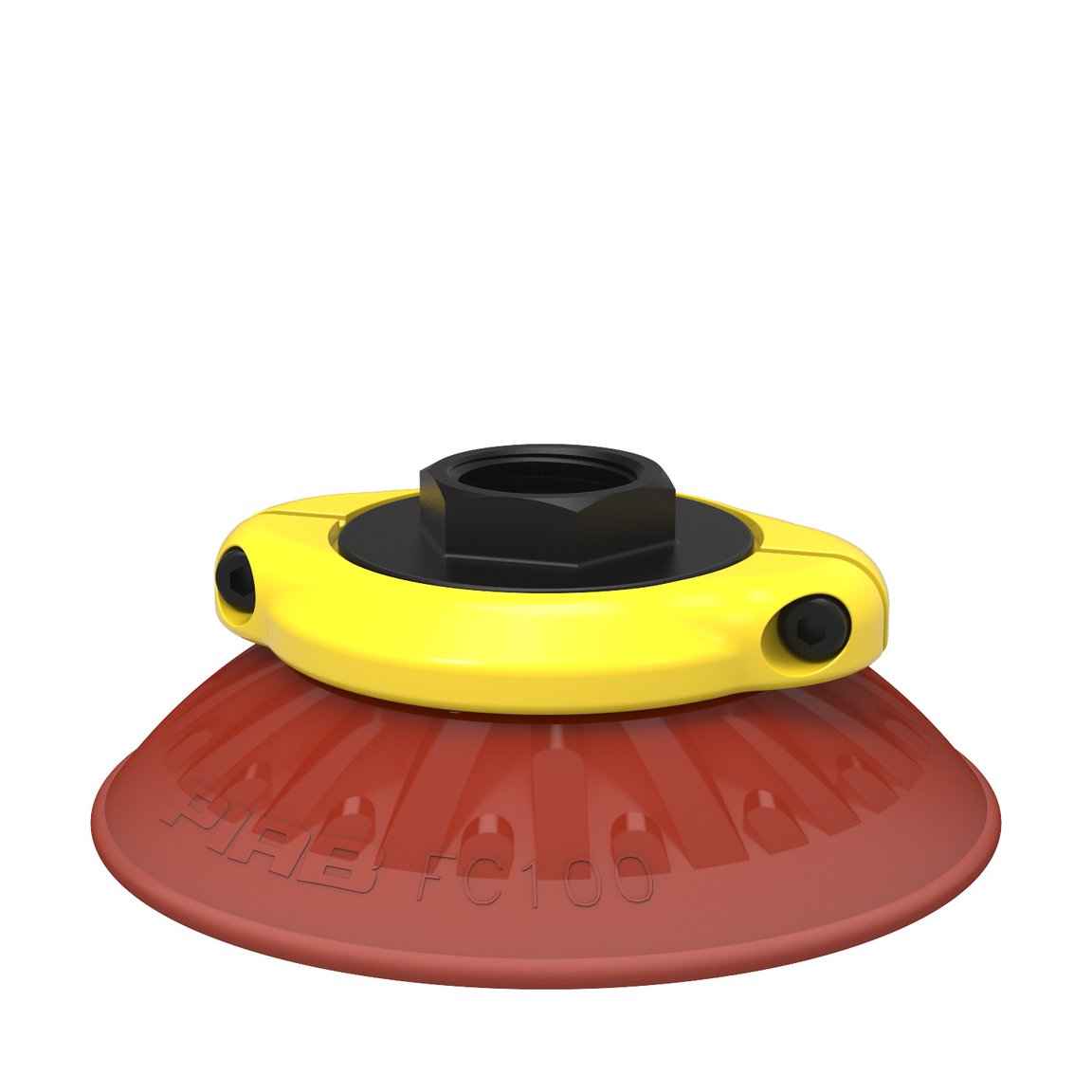 Suction cup FC100P Polyurethane 40, G1/2" female, with mesh filter