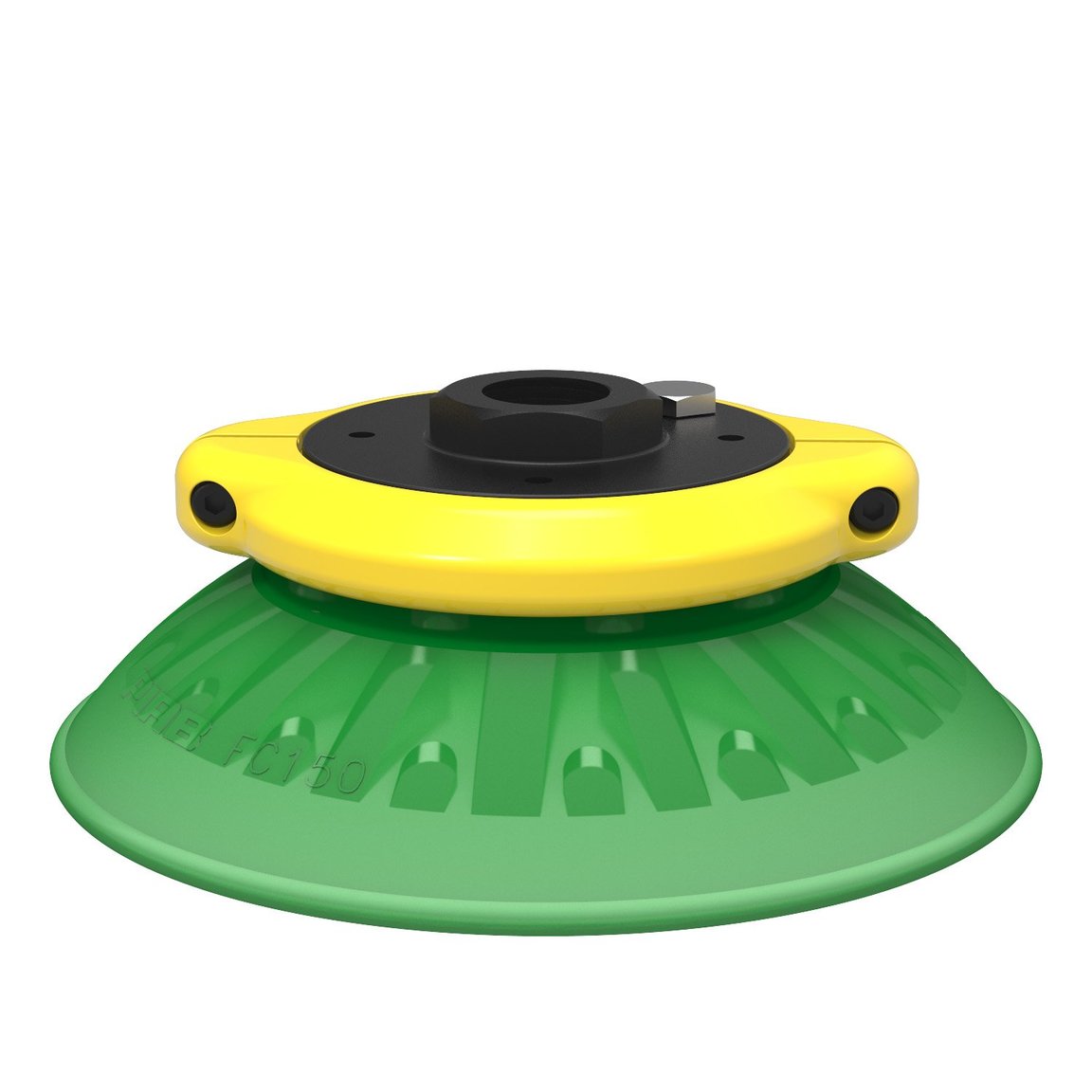 Suction cup FC150P Polyurethane 60, G1/2" female, with mesh filter
