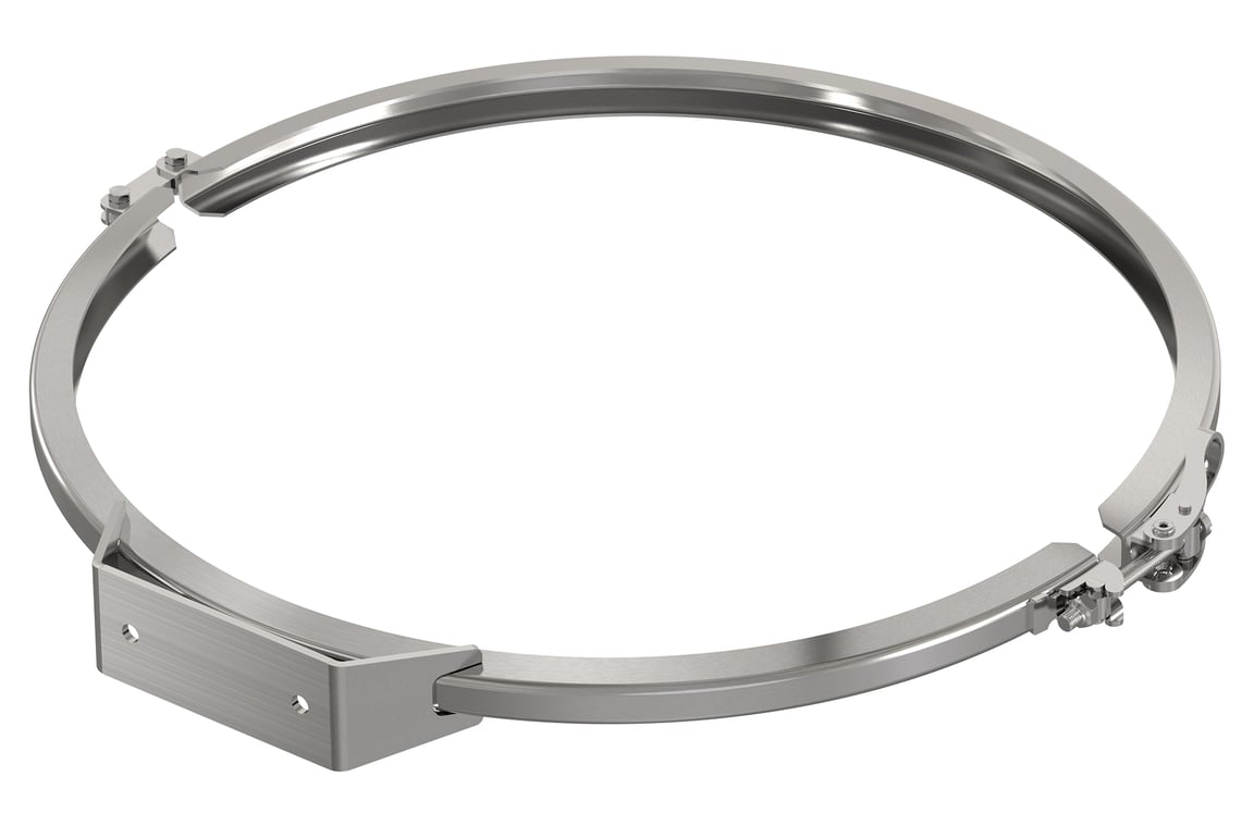 Clamp ring 33 with vibra bracket-T=3mm