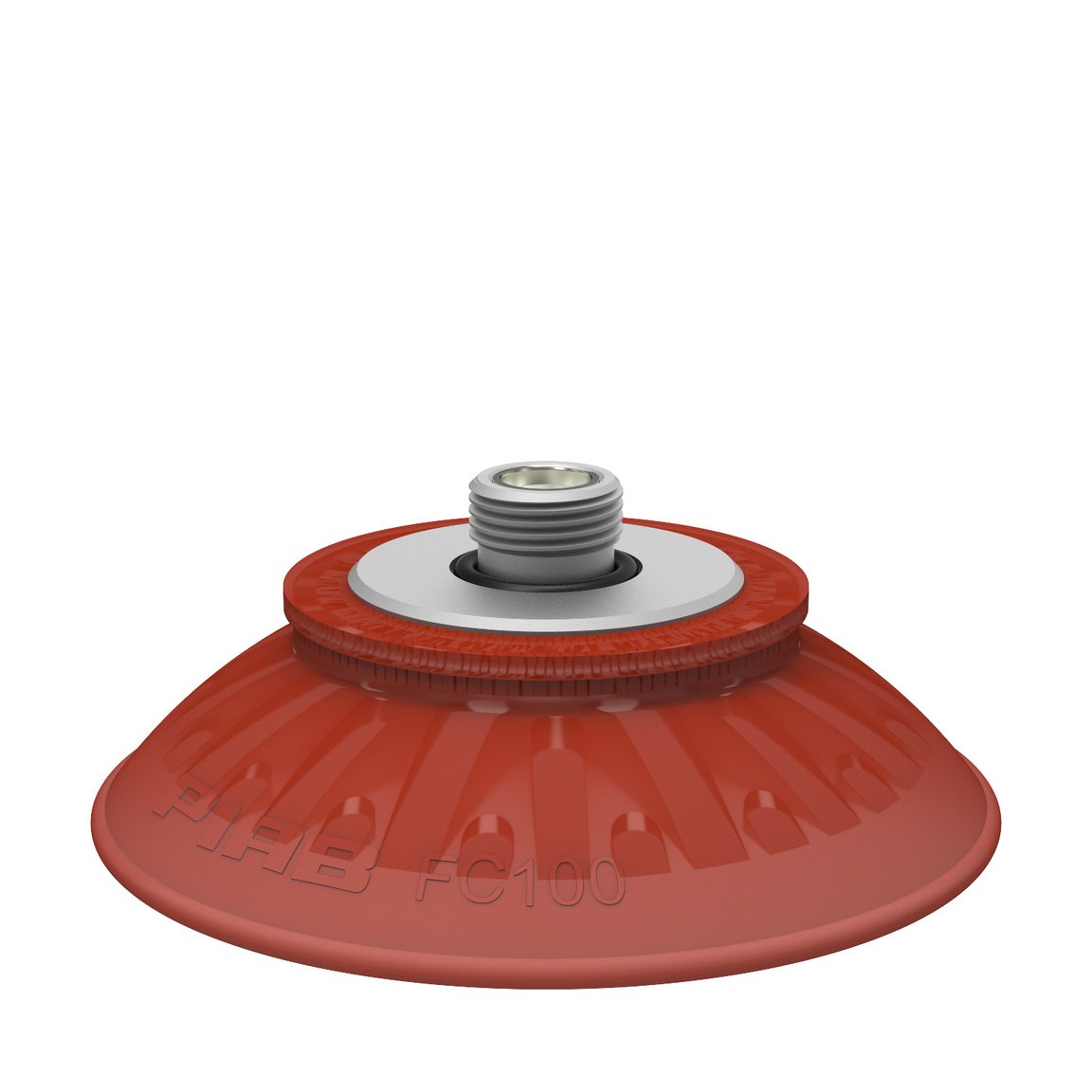 Suction cup FC100P Polyurethane 40, thread insert G3/8" male, with mesh filter - 1