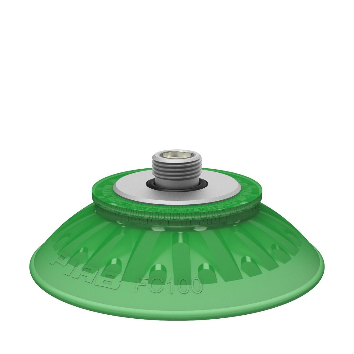 Suction cup FC100P Polyurethane 60, thread insert G3/8" with mesh filter for Vacuum Gripper System (VGS) - 1