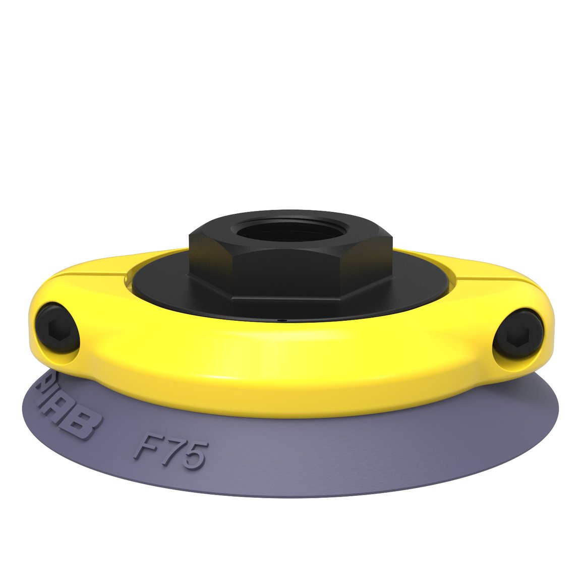 Suction cup F75 HNBR, G3/8" female, with mesh filter - 1