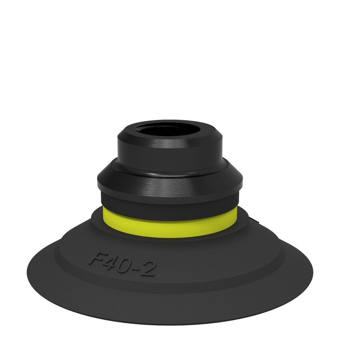 Suction cup F40-2 Nitrile-PVC, 1/8" NPSF female PA - 1
