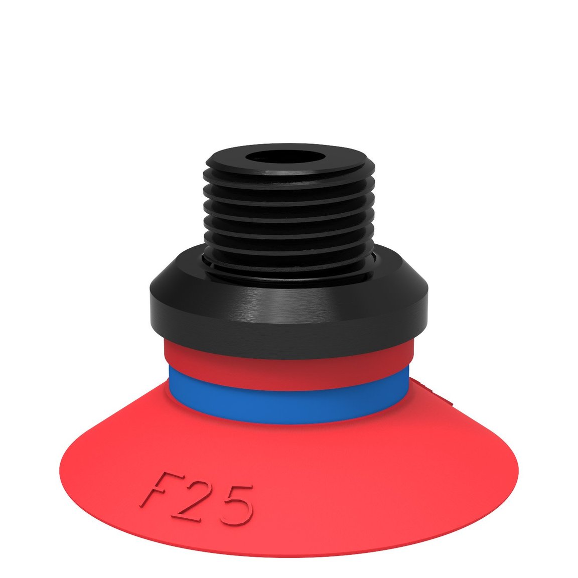 Suction cup F25 Silicone, G1/8" male/M5 female, PA - 1