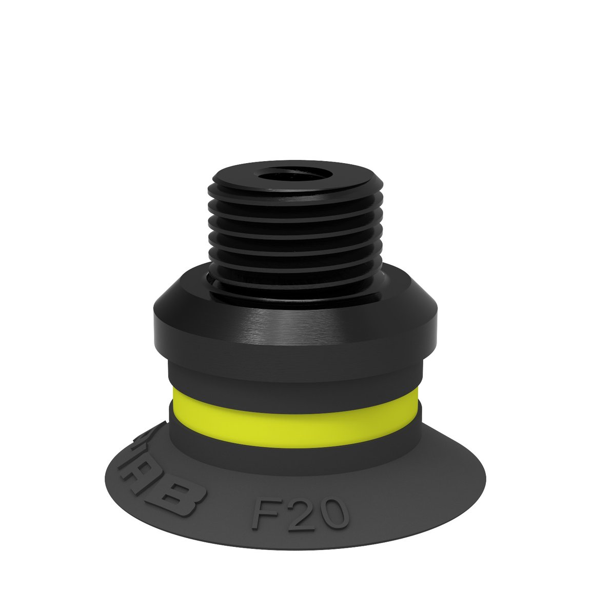 Suction cup F20 Chloroprene, G1/8" male/M5 female, PA - 1