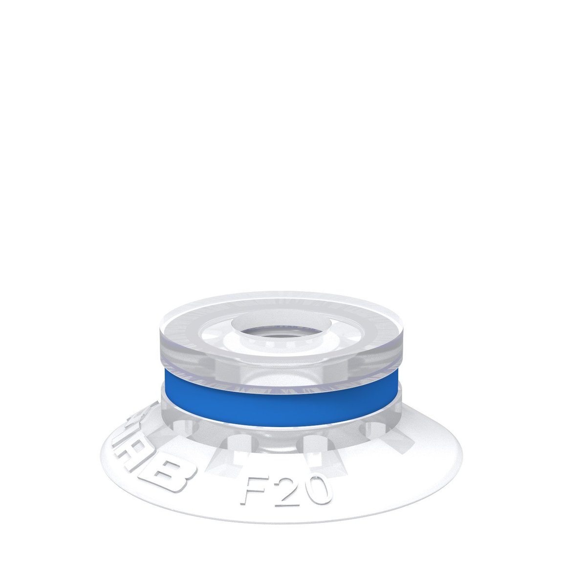 Suction cup F20 Silicone FCM - 1