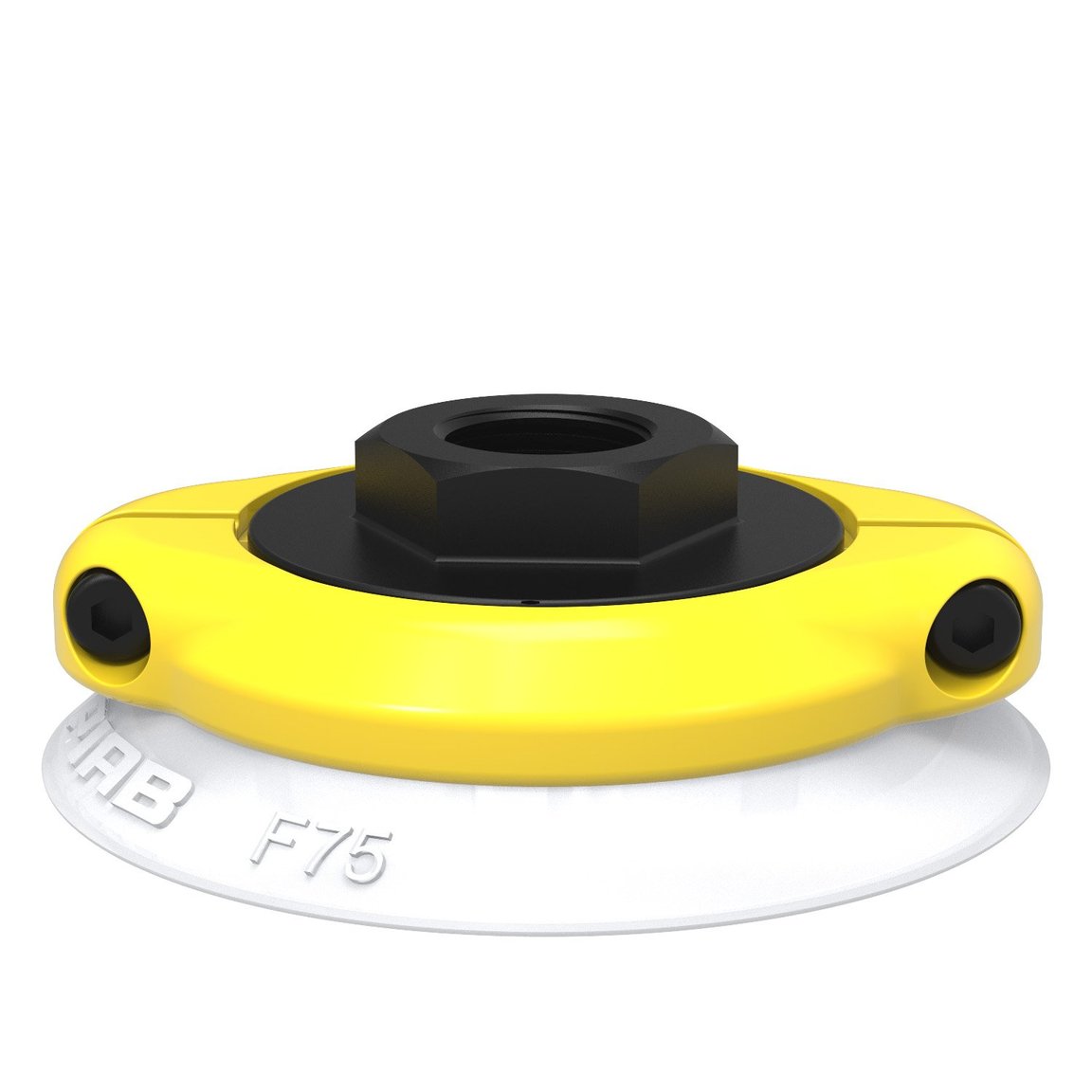 Suction cup F75 Silicone FCM, G3/8" female, with mesh filter - 1