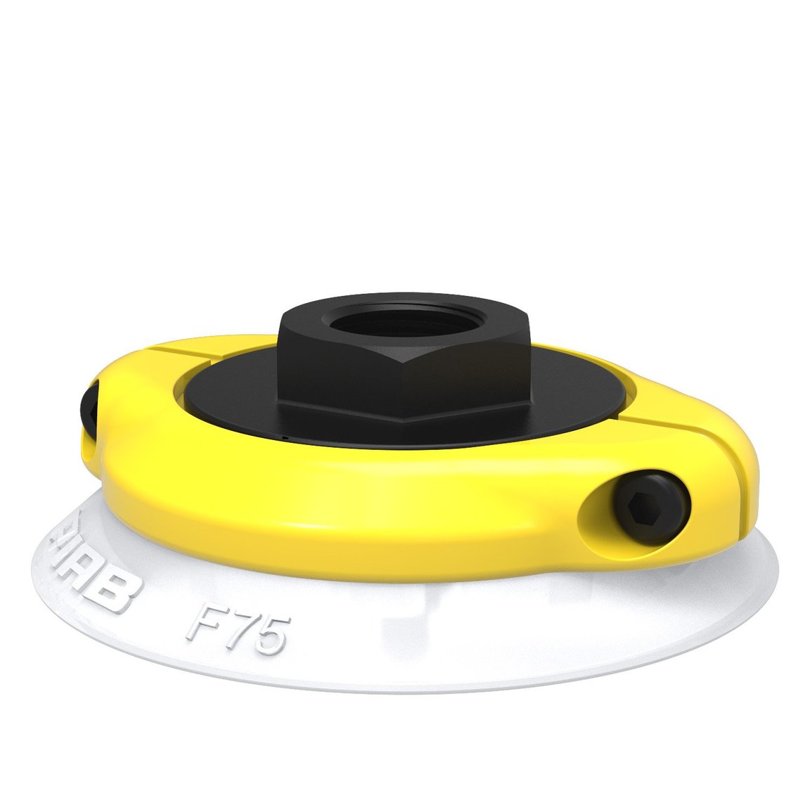 Suction cup F75 Silicone FCM, 3/8" NPSF female, with mesh filter - 1