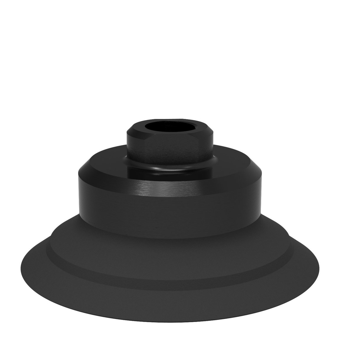 Suction cup F50-2 Nitrile-PVC, 1/8" NPSF female, with cone valve - 1