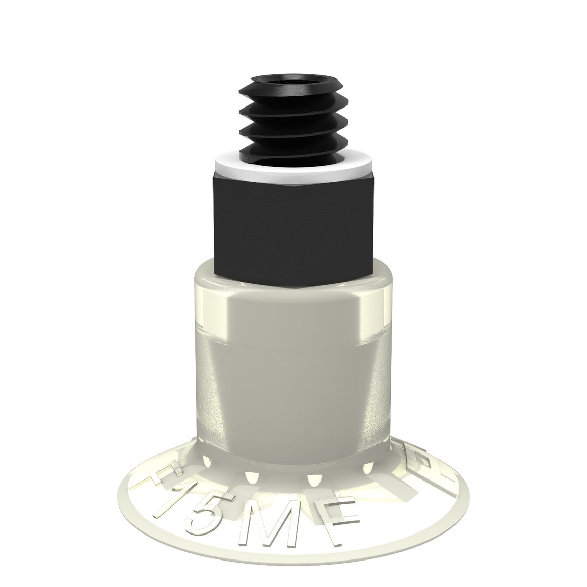 Suction cup F15MF Thermoelastic polyurethane, M5 male - 1