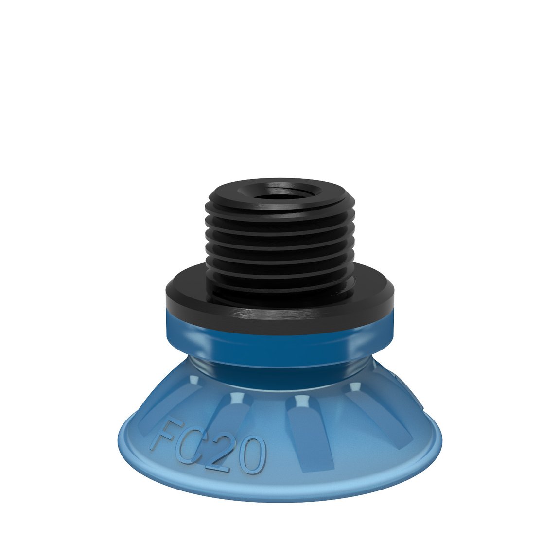 Suction cup FC20P Polyurethane 50, G1/8" male / M5 female