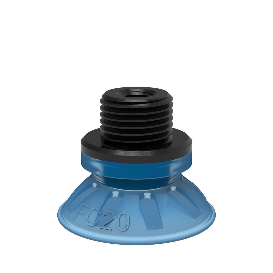 Suction cup FC20P Polyurethane 50, G1/8" male / M5 female
