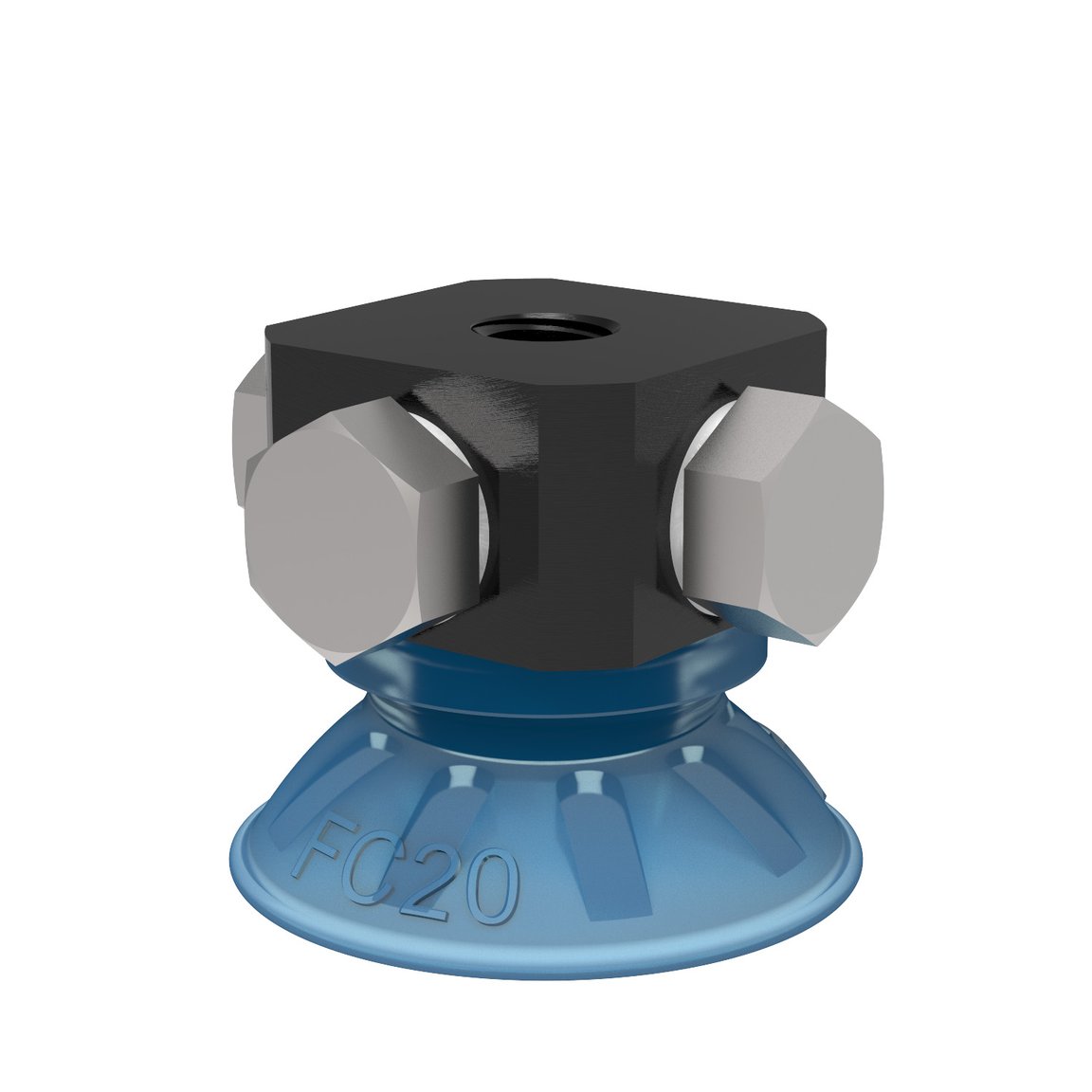 Suction cup FC20P Polyurethane 50, 5xM5 female