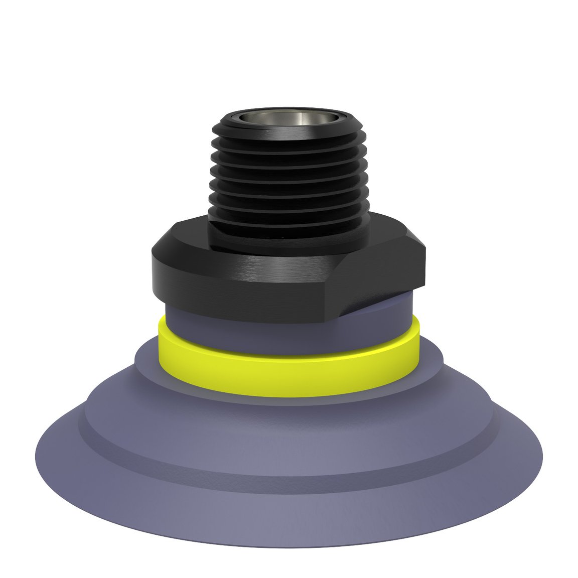 Suction cup F50-2 HNBR, NPT3/8" male, with mesh filter - 1