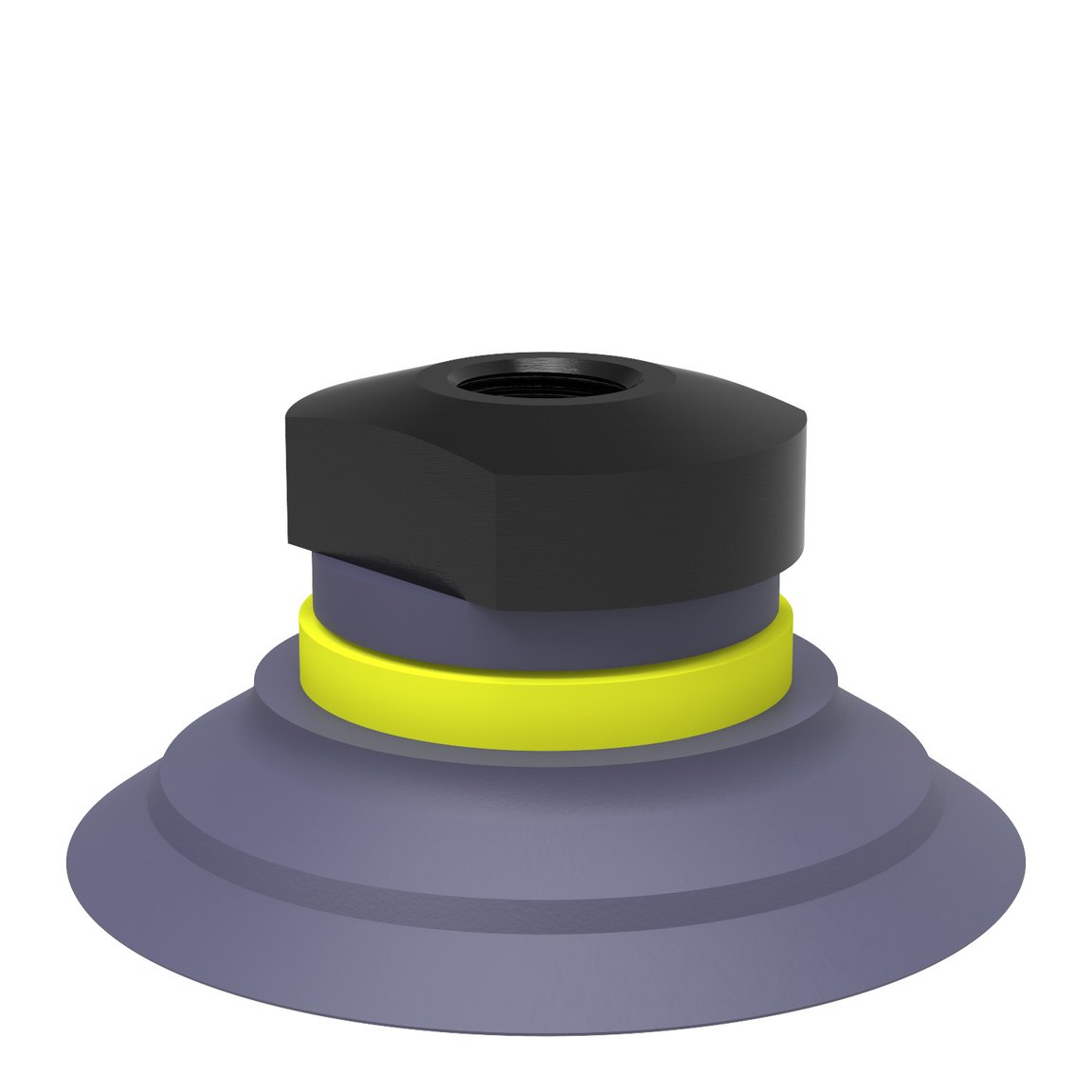 Suction cup F50-2 HNBR, 1/8" NPSF female with mesh filter - 1