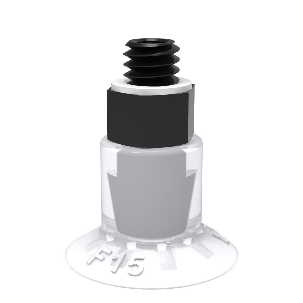 Suction cup F15 Silicone FCM, M5 male