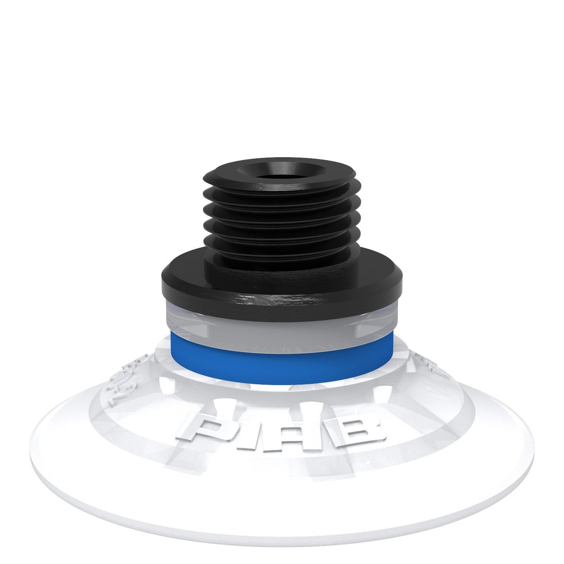 Suction cup F30-2 Silicone FCM, G1/8" male/M5 female, with mesh filter - 1