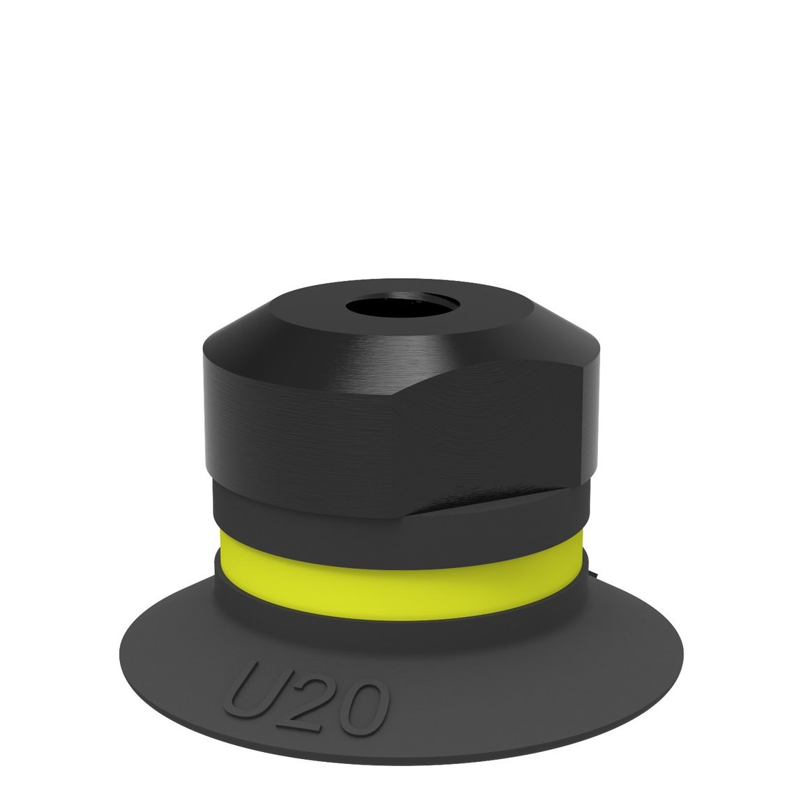 Suction cup U20 Chloroprene, M5 female - 1