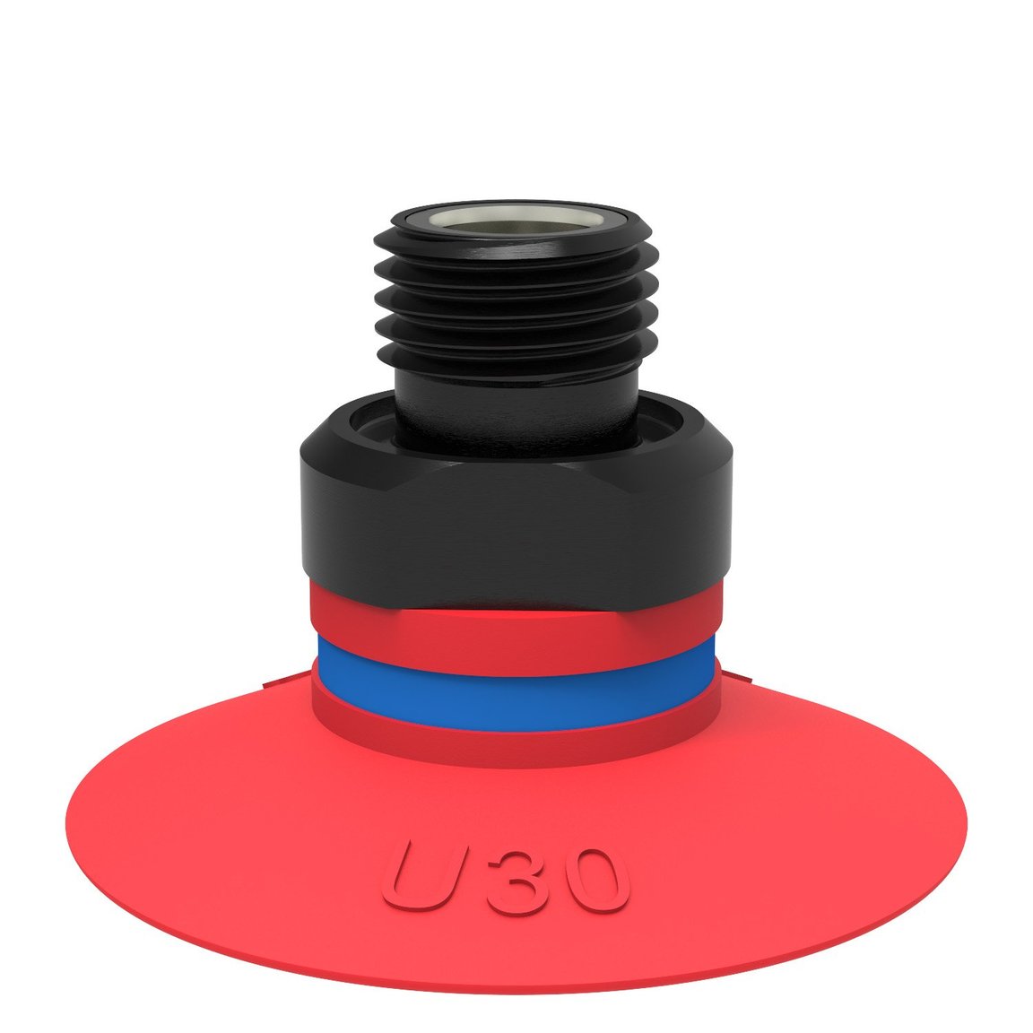 Suction cup U30 Silicone, G1/8" male, with mesh filter