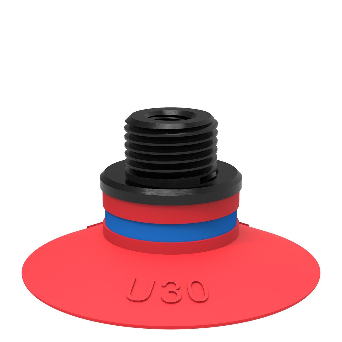 Suction cup U30 Silicone, G1/8" male / M5 female - 1