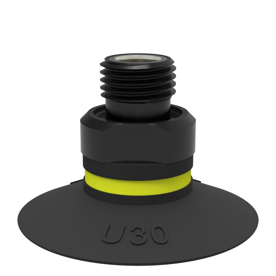 Suction cup U30 Nitrile-PVC, G1/8" male, with mesh filter