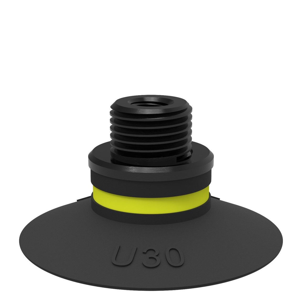 Suction cup U30 Nitrile-PVC, G1/8" male / M5 female