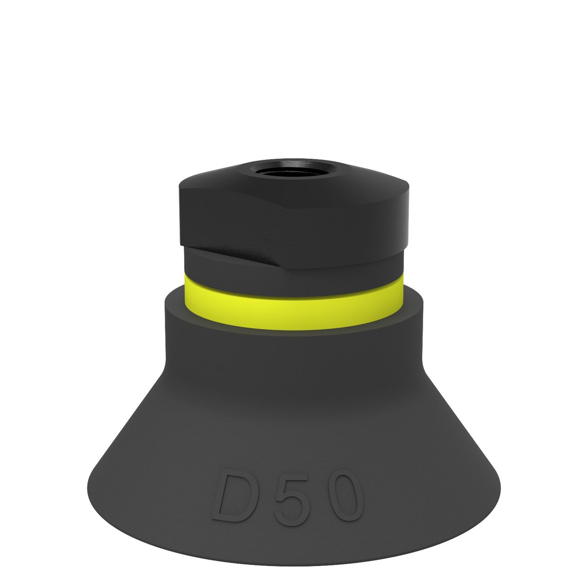Suction cup D50 Chloroprene, 1/8" NPSF female - 1