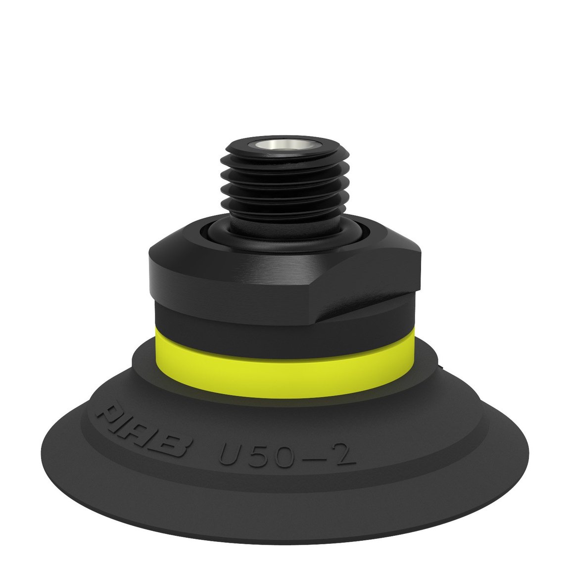 Sugkopp U50-2 Nitril-PVC, G1/4" utv., med filternät - 1