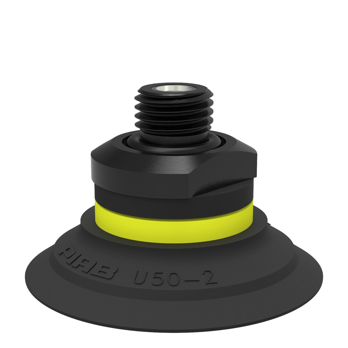 Suction cup U50-2 Nitrile-PVC, G1/4" male, with mesh filter - 1