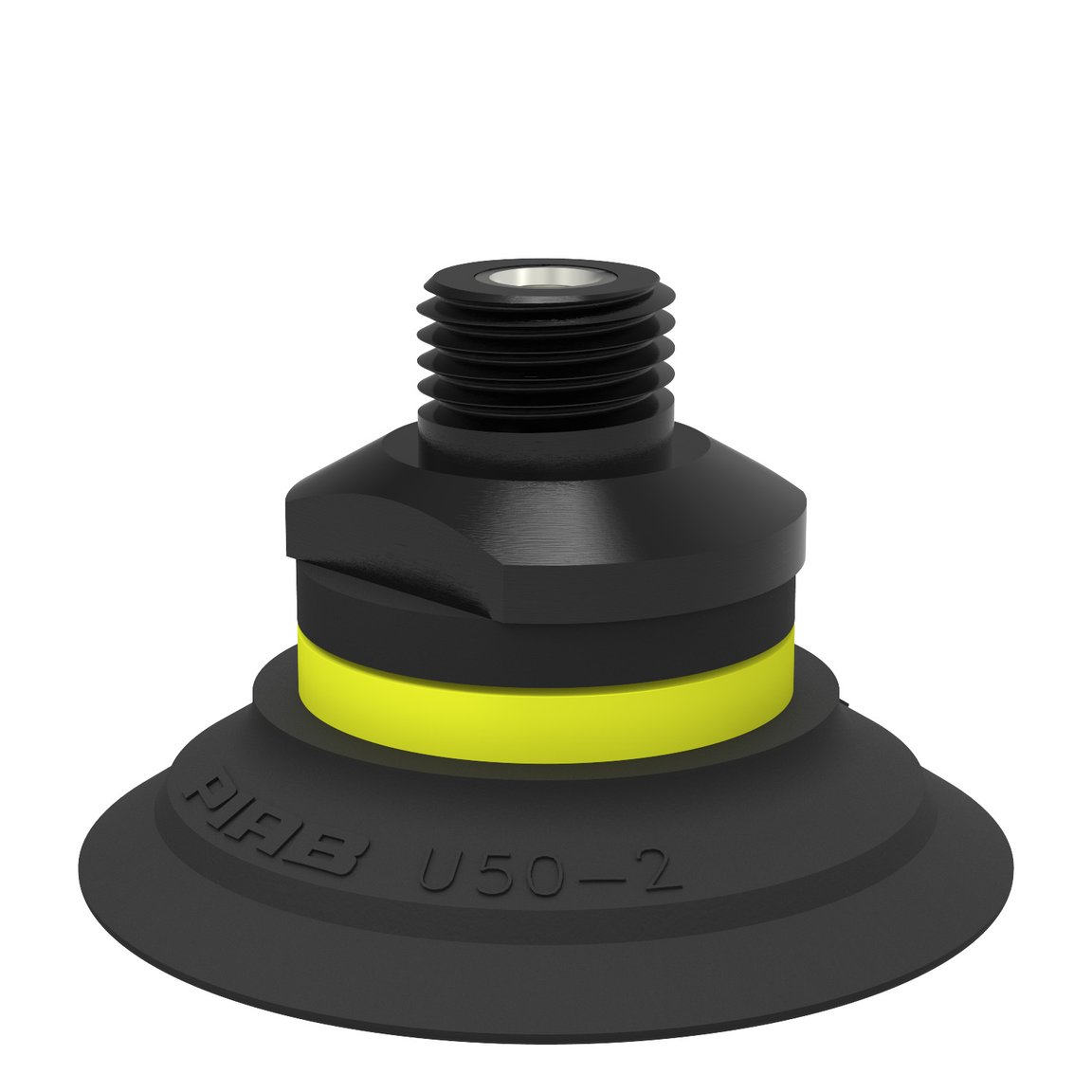 Suction cup U50-2 Nitrile-PVC, 1/4" NPT male, with mesh filter