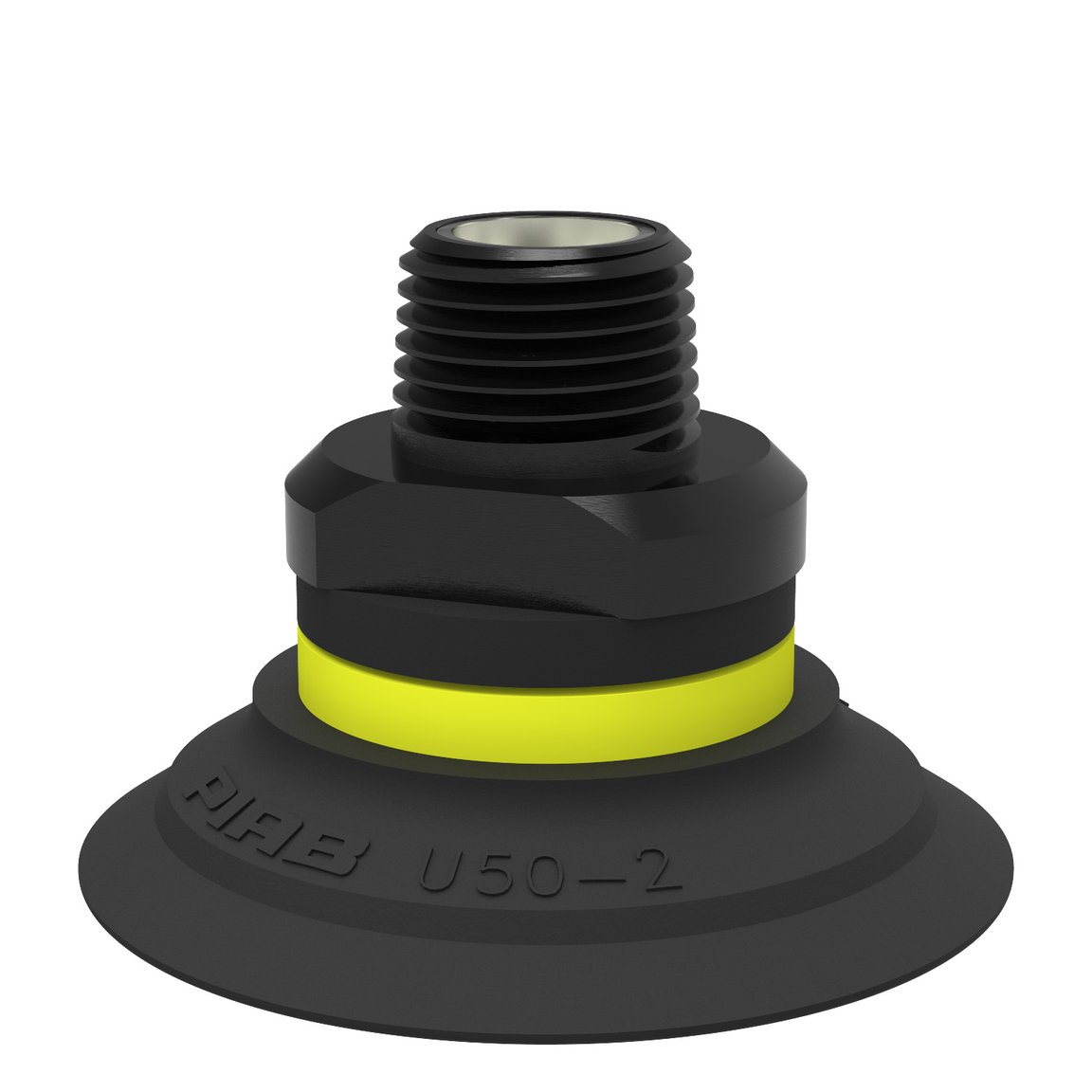 Suction cup U50-2 Nitrile-PVC, NPT3/8" male, with mesh filter - 1