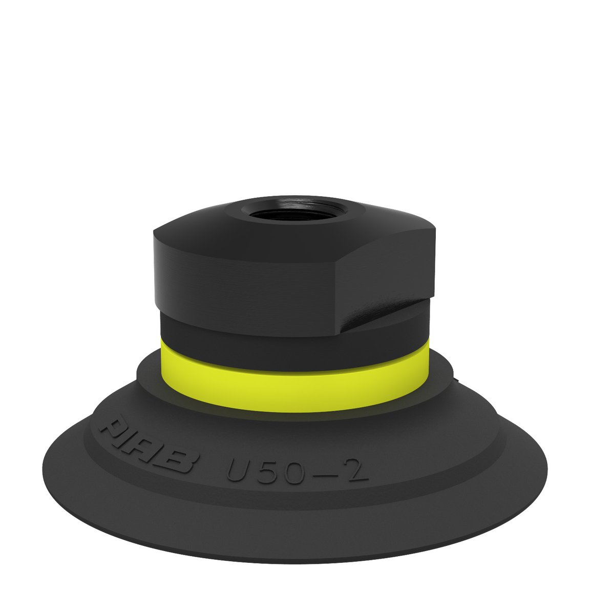 Saugnapf U50-2 Nitril-PVC, 1/8" NPSF Innengewinde, mit Filtersieb