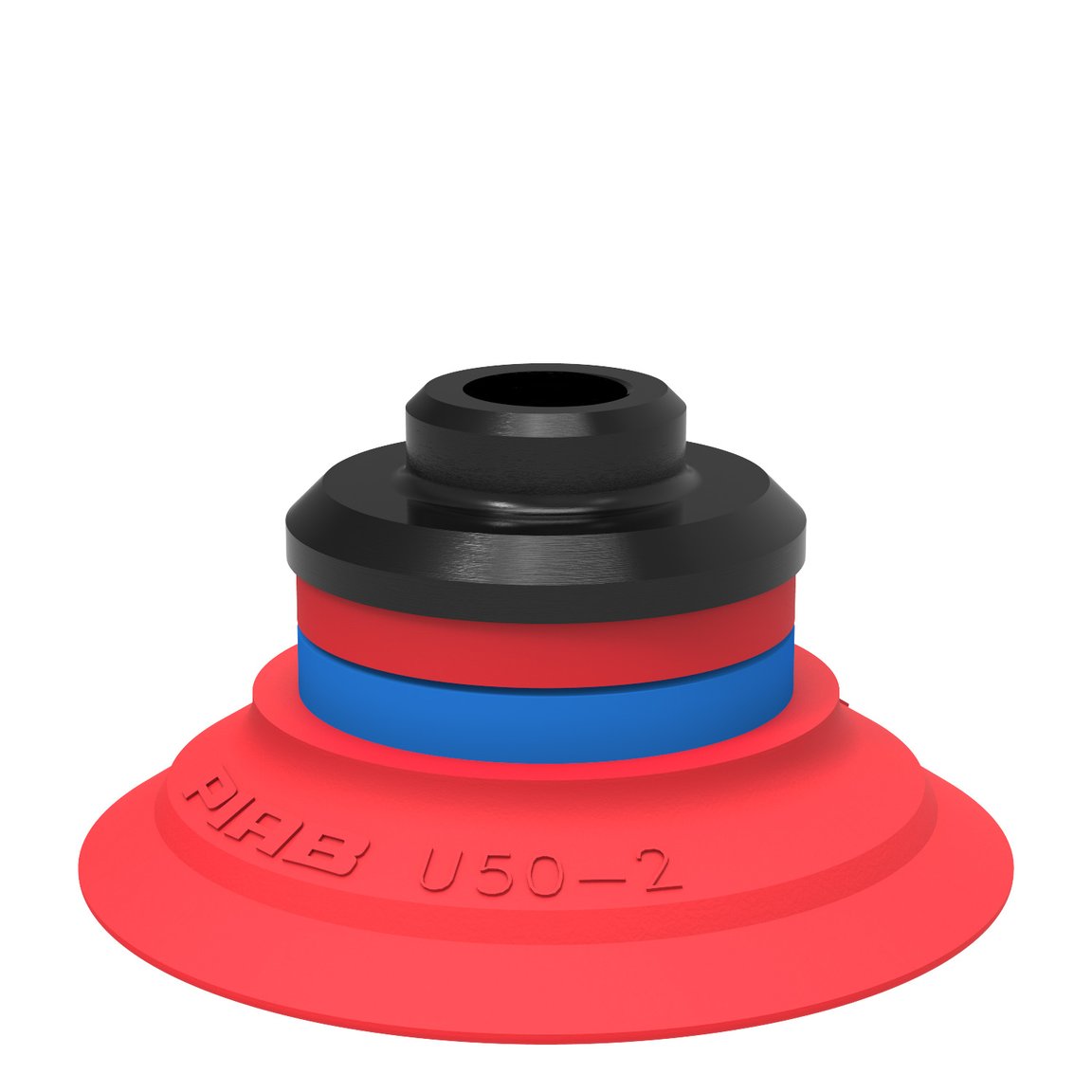 Suction cup U50-2 Silicone, 1/8" NPSF female, PA - 1