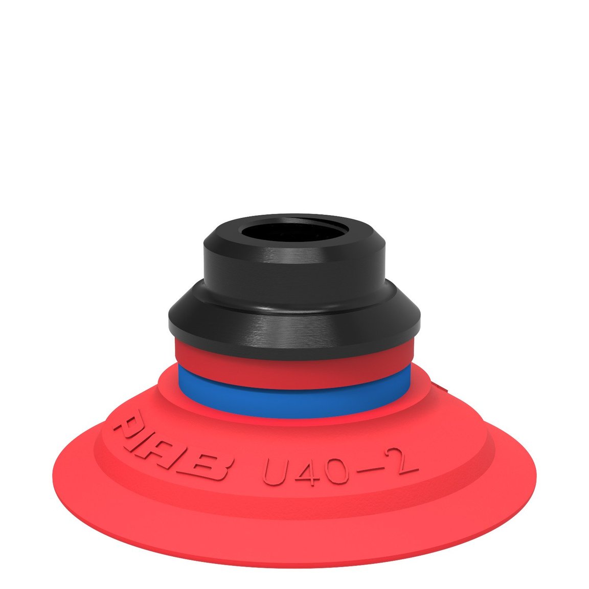 Suction cup U40-2 Silicone, 1/8" NPSF female, PA - 1
