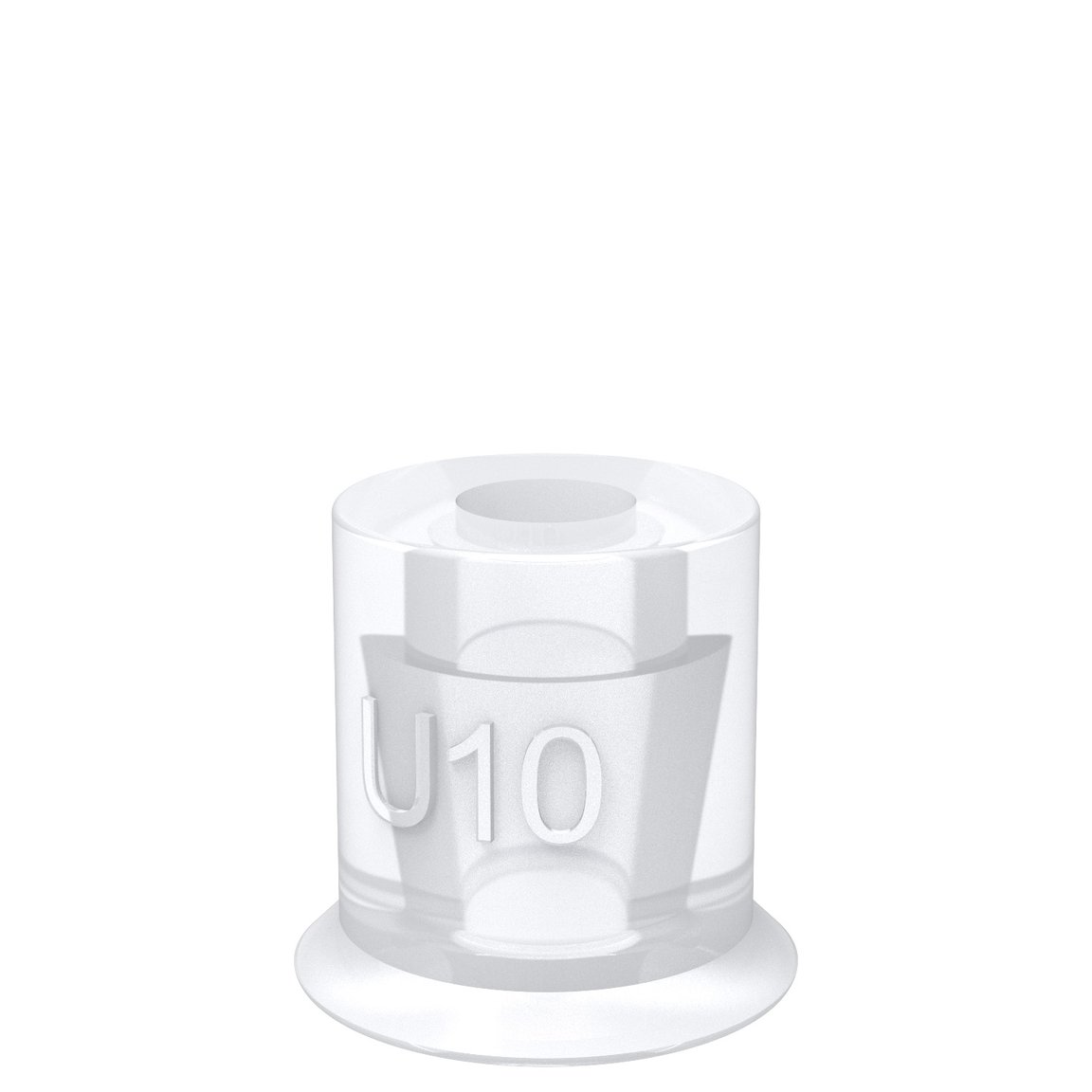 Suction cup U10 Silicone FCM - 1