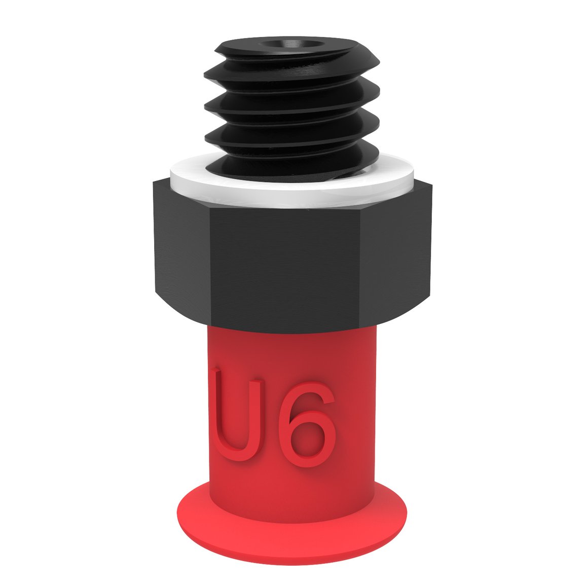 Suction cup U6 Silicone, M5 male - 1