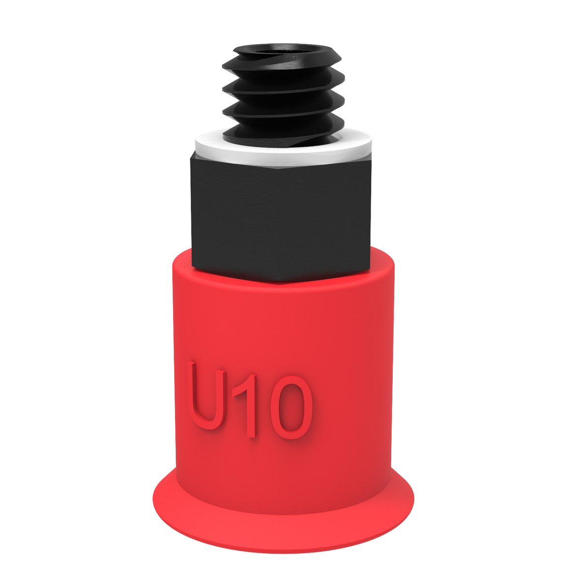 Saugnapf U10 Silikon, M5 Aussengewinde - 1