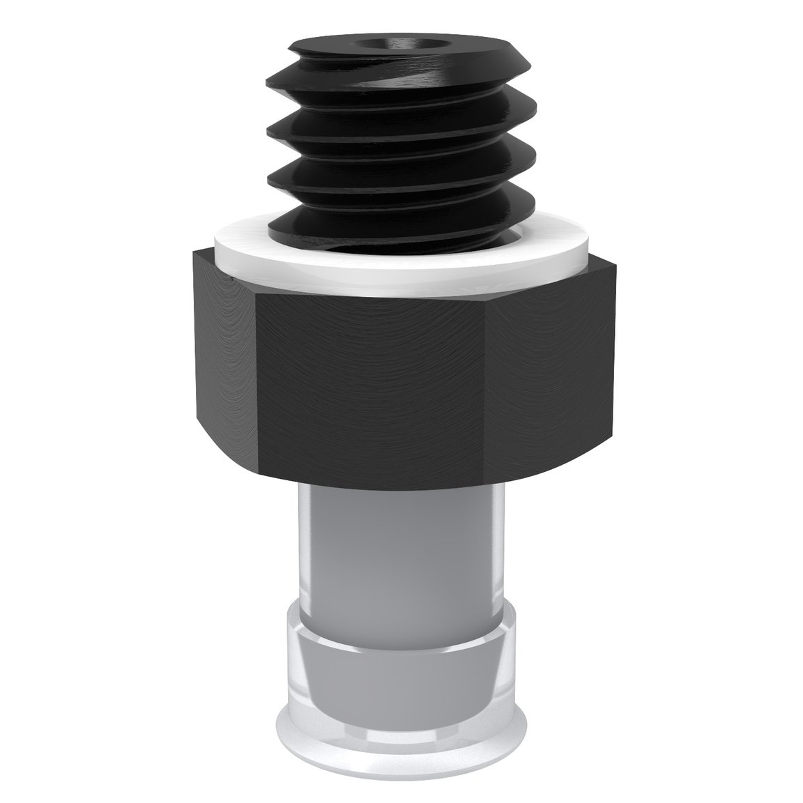 Suction cup U4 Silicone FCM, M5 male - 1