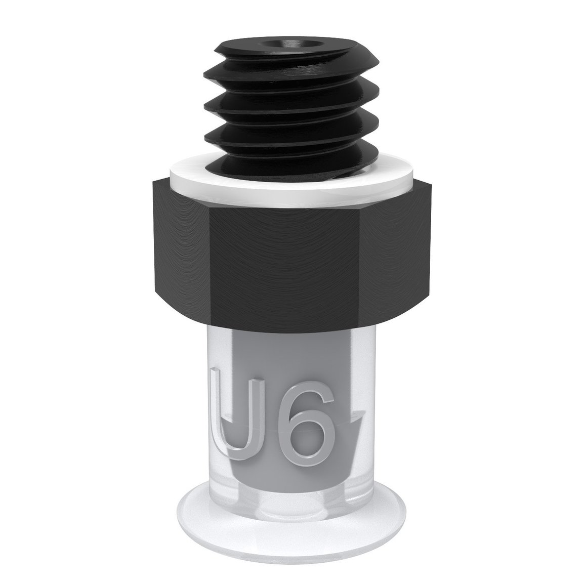 Suction cup U6 Silicone FCM, M5 male - 1