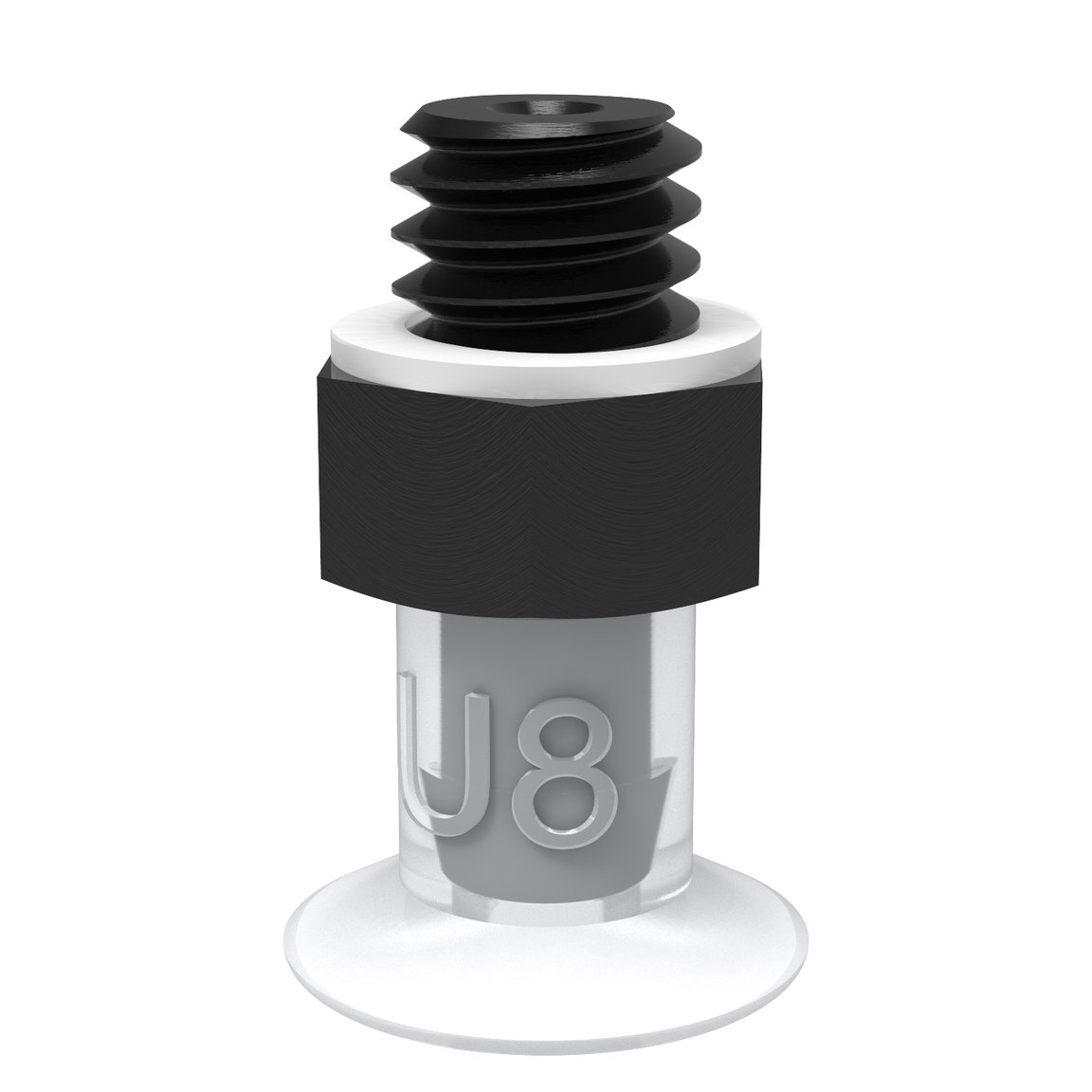 Suction cup U8 Silicone FCM, M5 male - 1